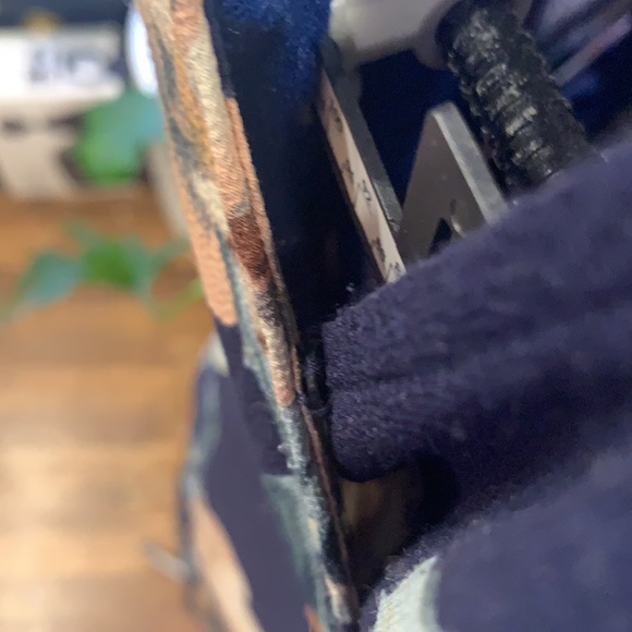 🌶️🌶️🌶️ Lilah Rose wrap tie dress blue w/ peachy floral 14 - Picture 2 of 7